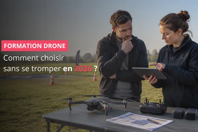 Comment choisir sa formation drone : les critères à vérifier en 2026